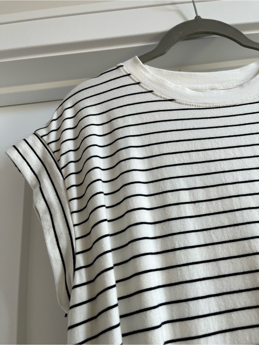 Striped T Shirt Dress - Picture 3 of 5